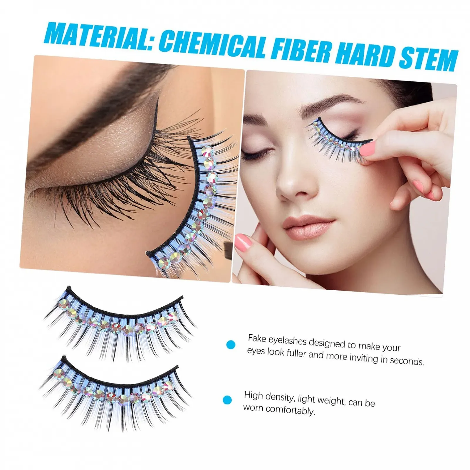 Накладные ресницы FOMIYES Diamond, фото №2 Накладные ресницы FOMIYES Diamond, фото №2