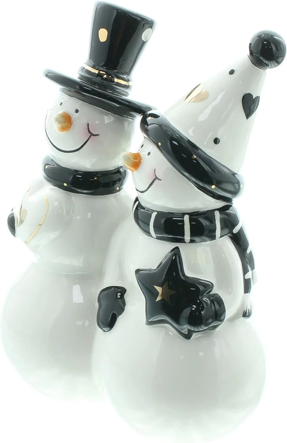 Декоративная фигурка Снеговика Dekoleidenschaft Пара Стиль Фарфор 16 см, фото №2 Декоративная фигурка Снеговика Dekoleidenschaft Пара Стиль Фарфор 16 см, фото №2