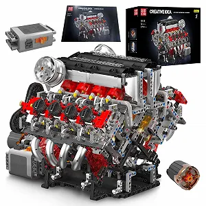 Конструктор Mould King Technic Двигатель F488 V8 10130 2718 деталей - Фото 1