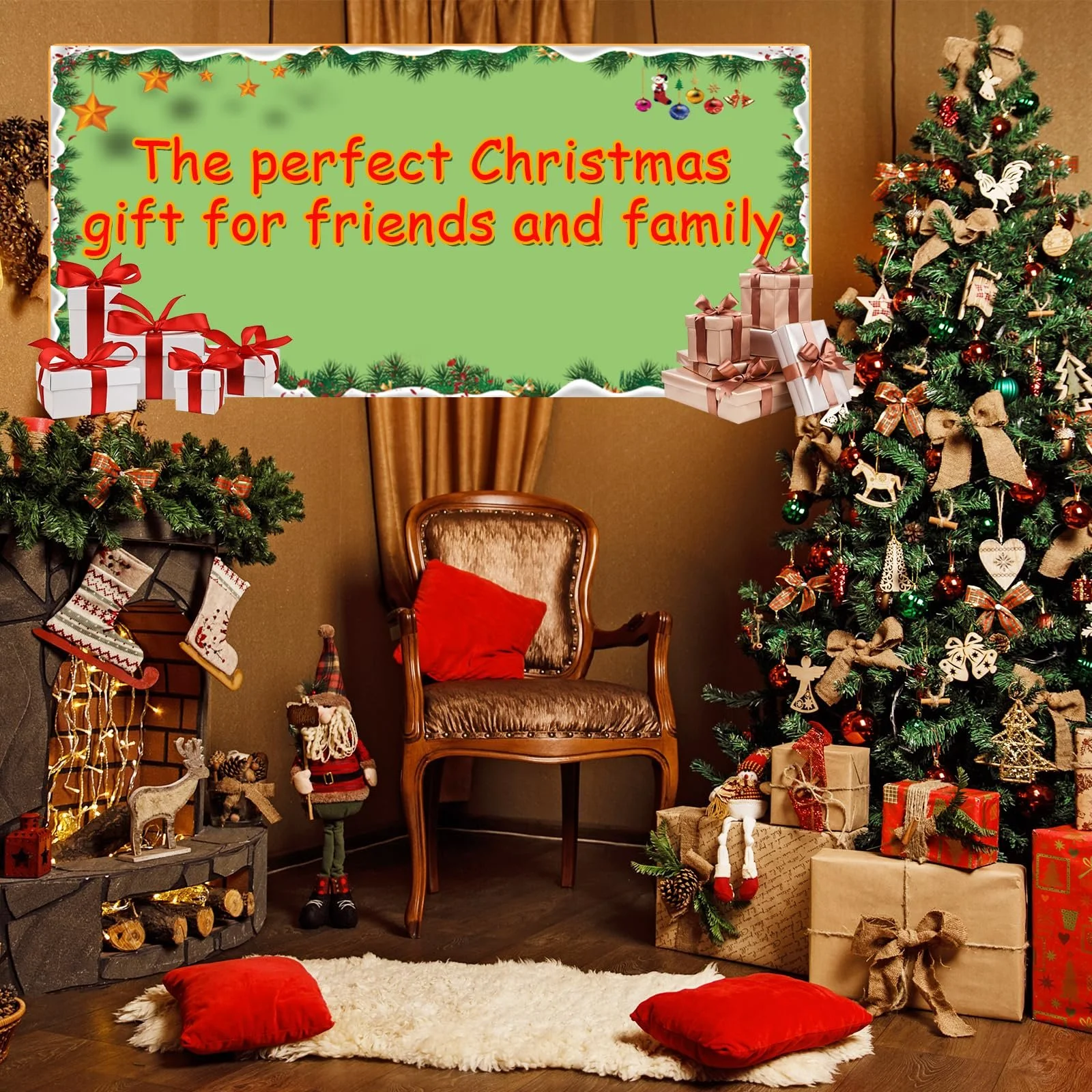 Покривало PORJDN Різдвяна М'яка Фланелева, фото №6