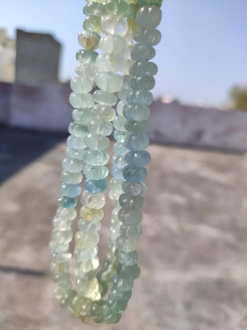 Бусины Резной Арбуз гладкие бусины 9-10 мм нить длиной 20 см для изготовления ювелирных изделий из драгоценных камней для ожерелья браслета, фото №2