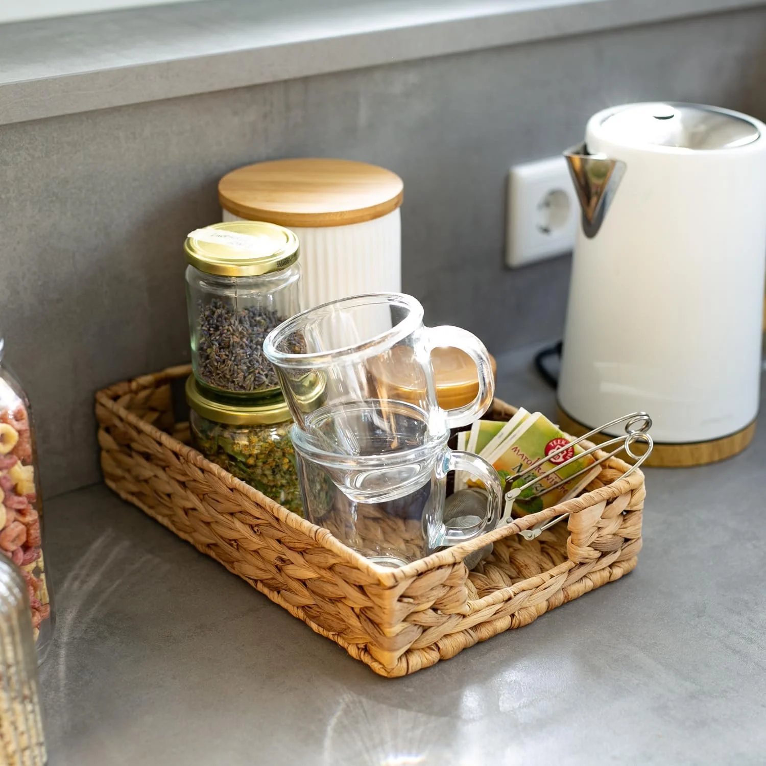 Кошик HMF для подарунків, кошик для зберігання плетений з водяного гіацинту, фото №3 Кошик HMF для подарунків, кошик для зберігання плетений з водяного гіацинту, фото №3