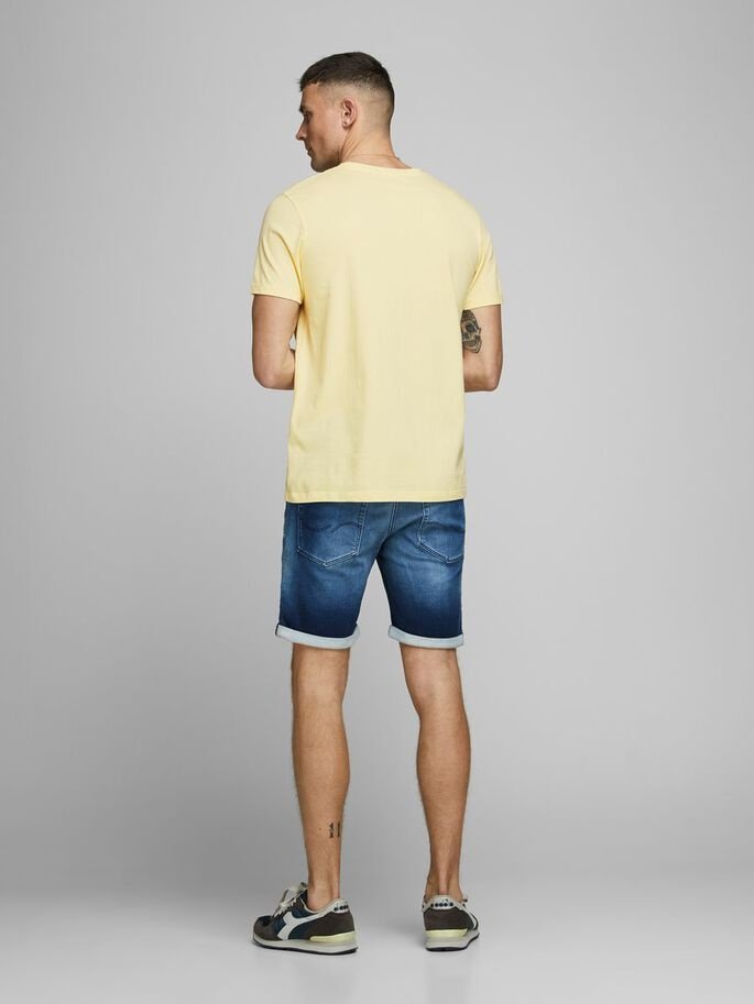 Футболка JORSUITE TEE SS CREW NECK 12171675 Flan Jack&Jones Жовтий XL, фото №5