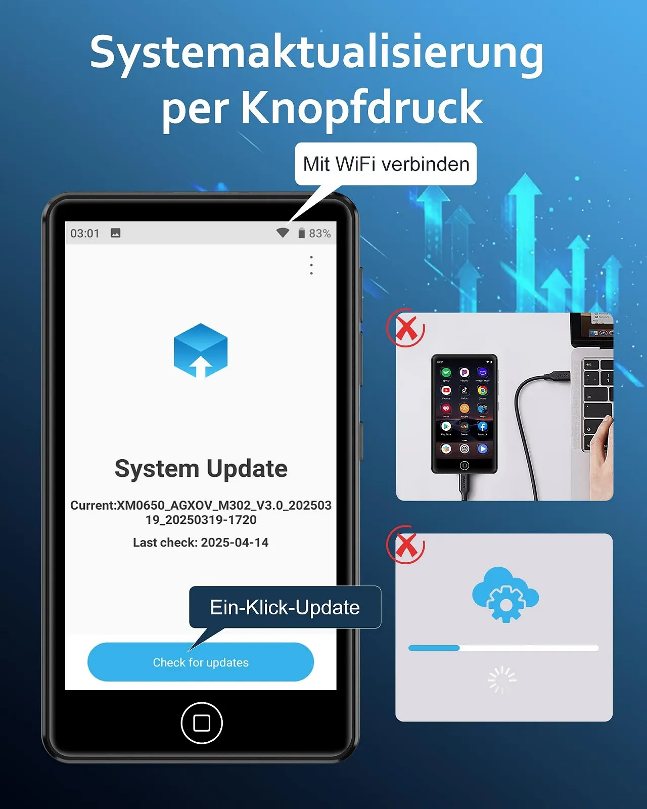 MP3-плеер AGXOV 144GB Bluetooth с наушниками, с 4.02-дюймовым сенсорным экраном, MP4-плеер с Spotify, Audible, Amazon Music, Deezer, FM-радио, диктофон, E-Reader, фото №8