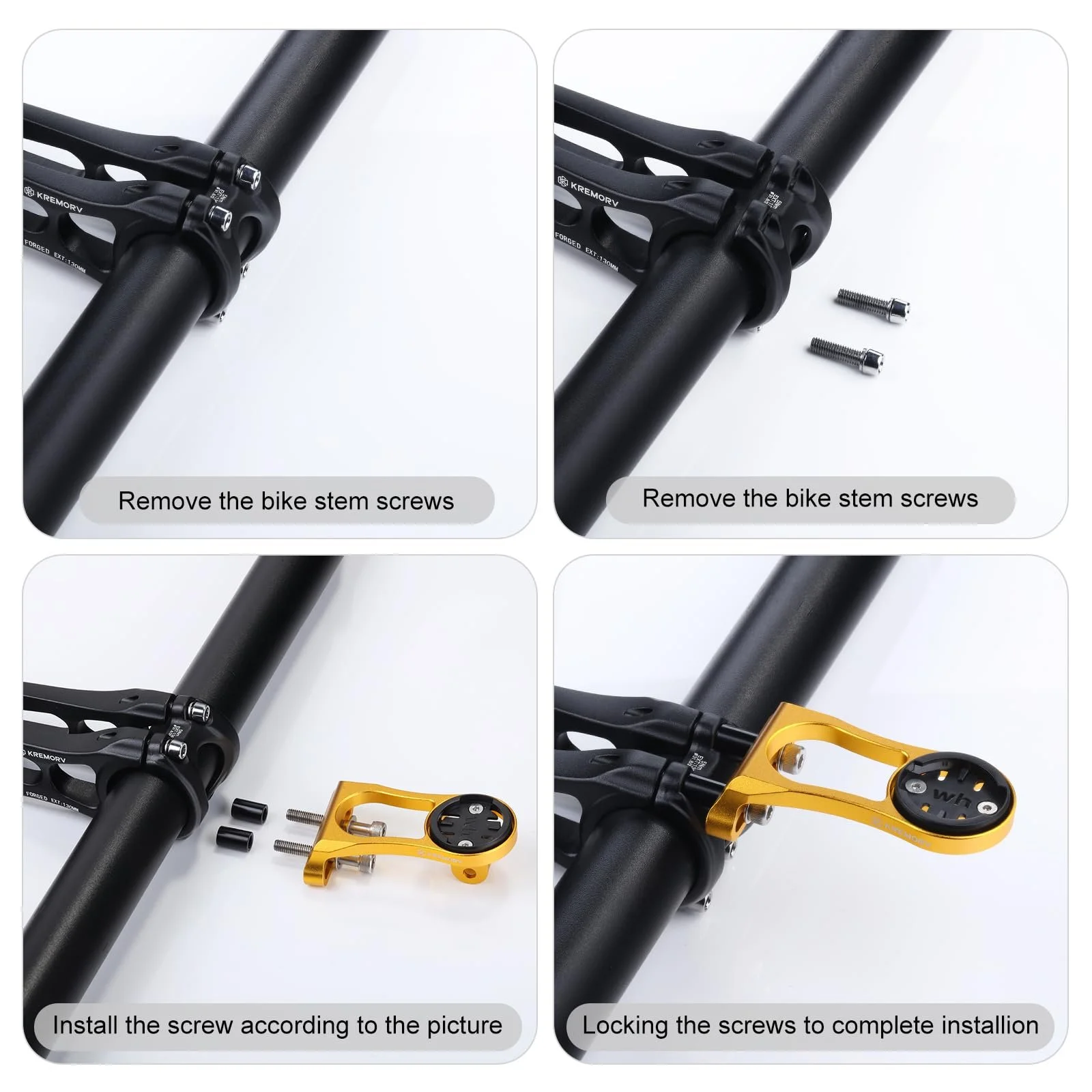 Кріплення велокомп'ютера Out Front Bracket for Wahoo Elemnt Bolt Mini Roam, фото №2