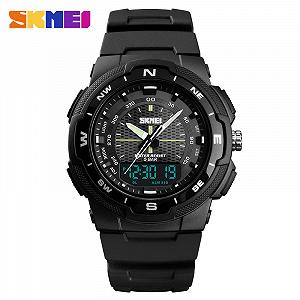 Годинник Skmei 1454BKBK Black-Black synthetic.ua - Фото 1