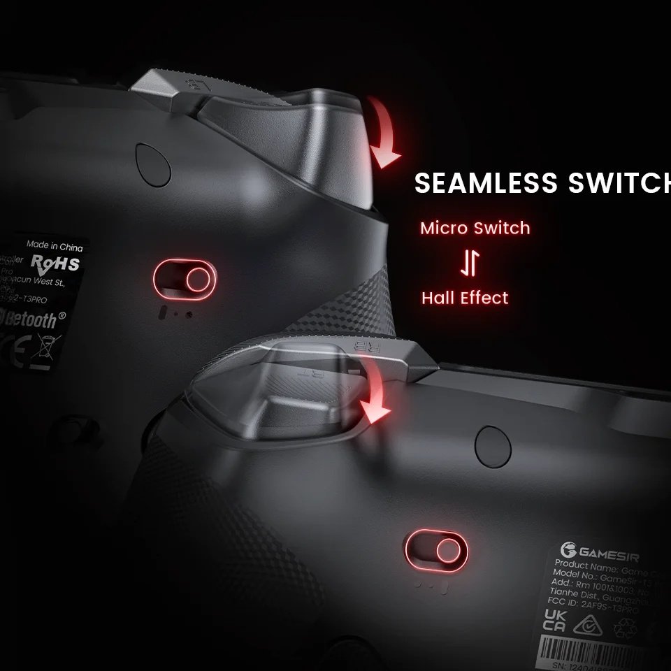 Геймпад GameSir Tarantula Pro Black + Док-станция (Bandle Edition), фото №12