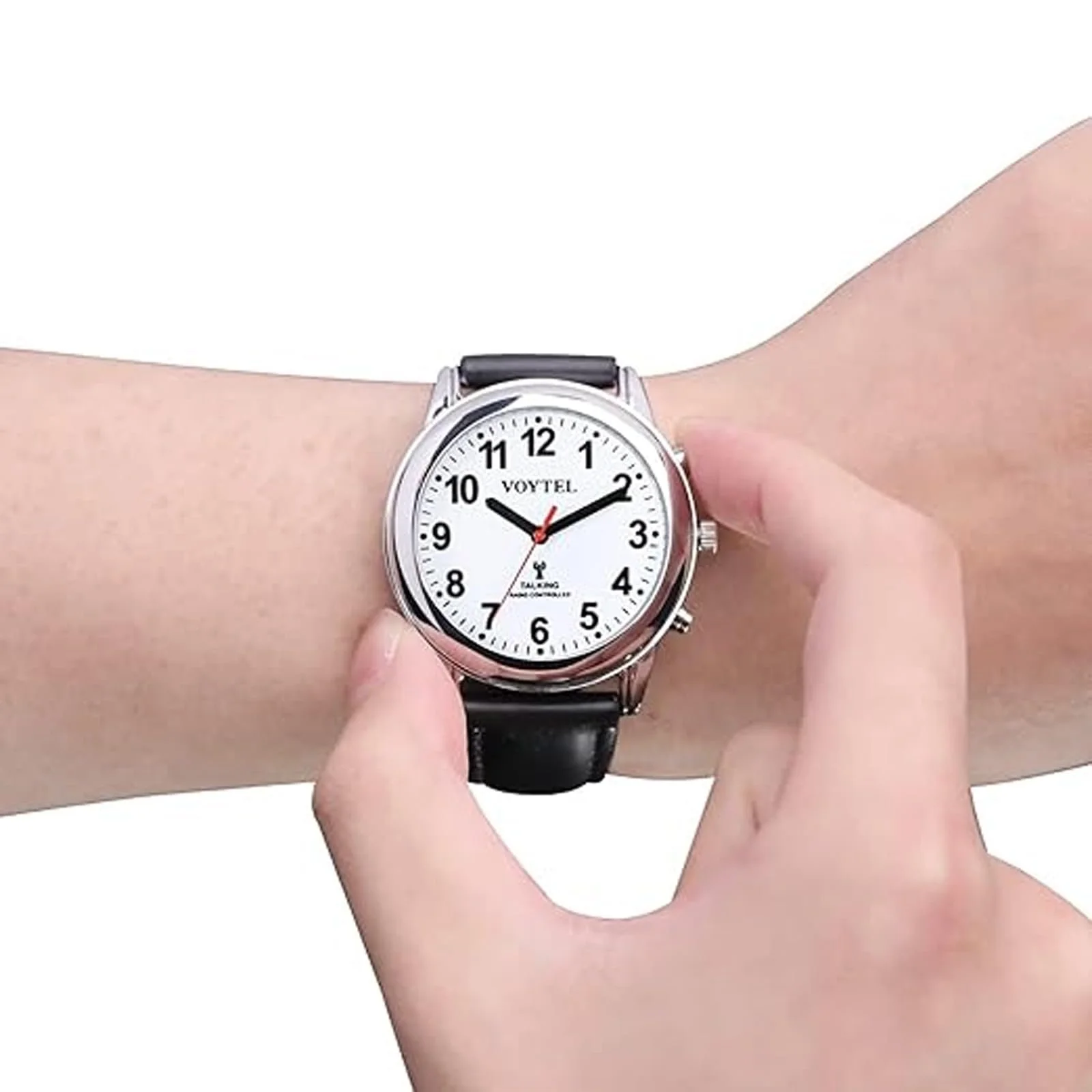 Годинник для чоловіків з голосовим сповіщенням MAUJOY I Індикація дати та часу, фото №6