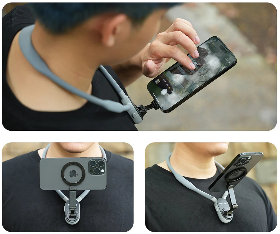 Кріплення на шию для айфон MagSafe TELESIN MNM-001, фото №3