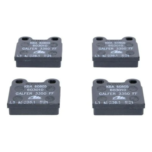 Комплект гальмівних колодок ATE 13.0460-3010.2 для DAF NSU OPEL SAAB TALBOT, фото №2