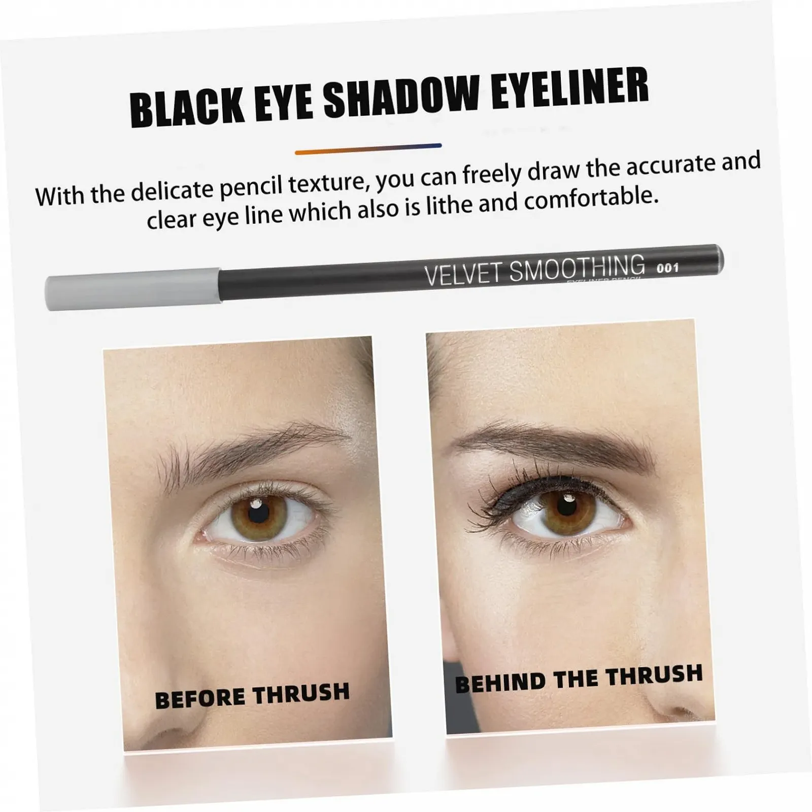 Олівець для очей DOITOOL Чорний, фото №5 Олівець для очей DOITOOL Чорний, фото №5