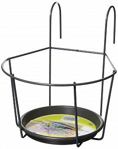 Держатель для подвесного кашпо H.G. 22 см Серый synthetic.ua - Фото 1