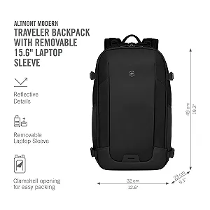 Рюкзак Victorinox Altmont Modern для ноутбука 15.6 дюйма Black цена на synthetic.ua - Фото 1 Рюкзак Victorinox Altmont Modern для ноутбука 15.6 дюйма Black synthetic.ua - Фото 1