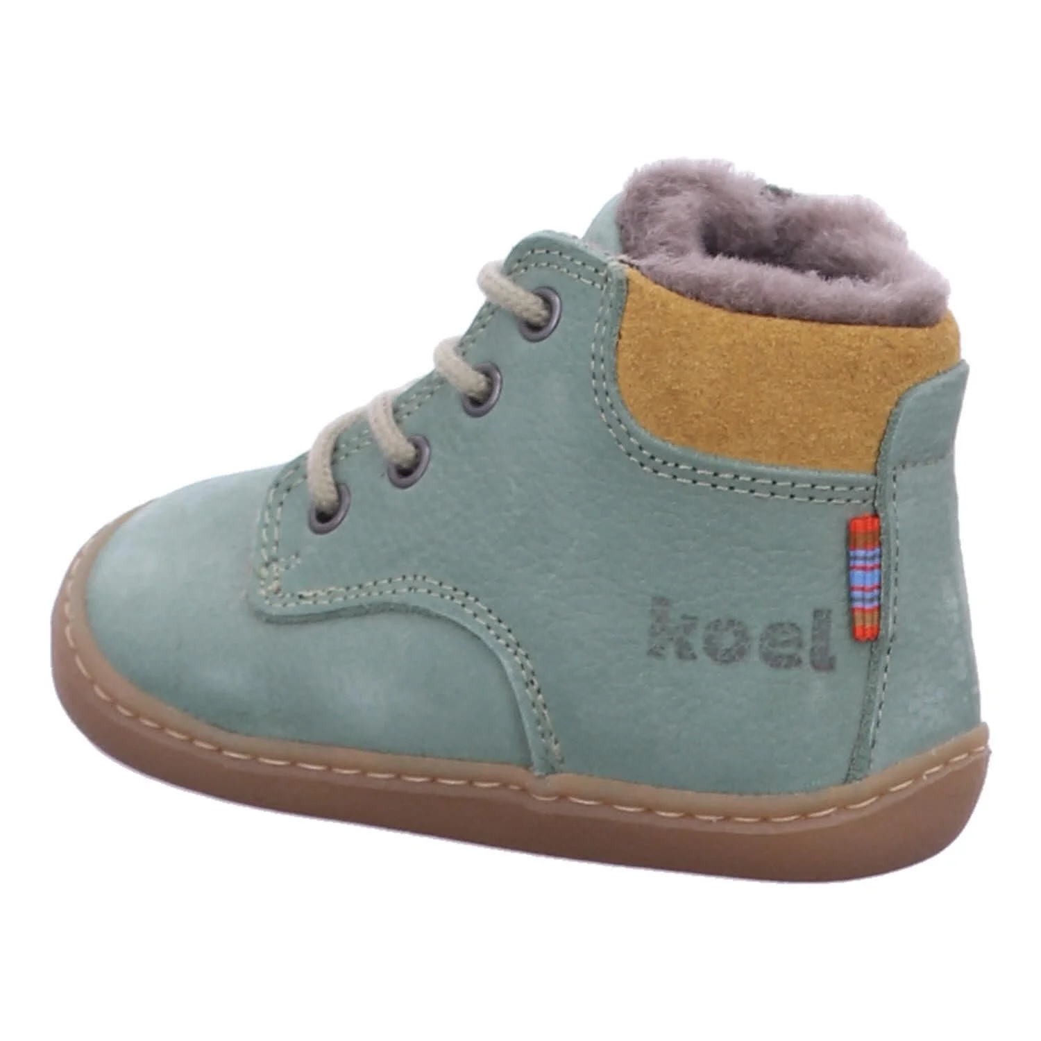 Взуття для перших кроків KOEL Barefoot Bill 2.0 Lambswool Cognac, фото №3 Взуття для перших кроків KOEL Barefoot Bill 2.0 Lambswool Cognac, фото №3