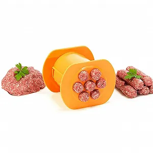 Устройство для приготовления чевапчичи и сосисок NIWWIN One Press Cevapcici Maker 7 Holes Orange synthetic.ua - Фото 1