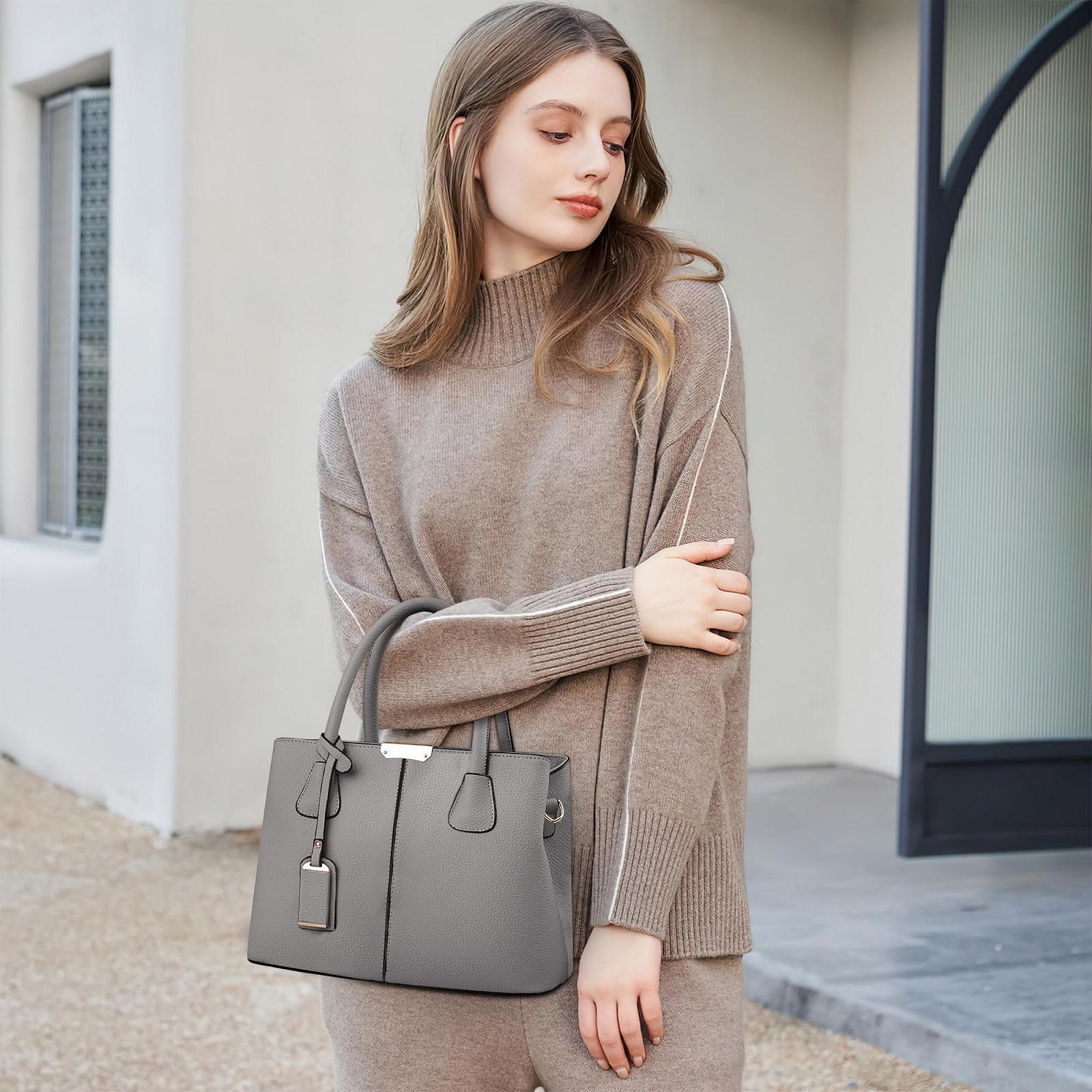 Сумка з верхньою ручкою POSSOBAG, сірий B, фото №7