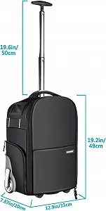 Рюкзак-валіза Neewer NW-8903 2-в-1 / 32,8 x 20 x 48,8см / Чорний synthetic.ua - Фото 1