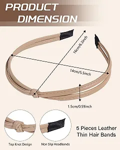 Набор из 5 модных женских обручей для волос с узлом цена на synthetic.ua - Фото 1 Набор из 5 модных женских обручей для волос с узлом synthetic.ua - Фото 1