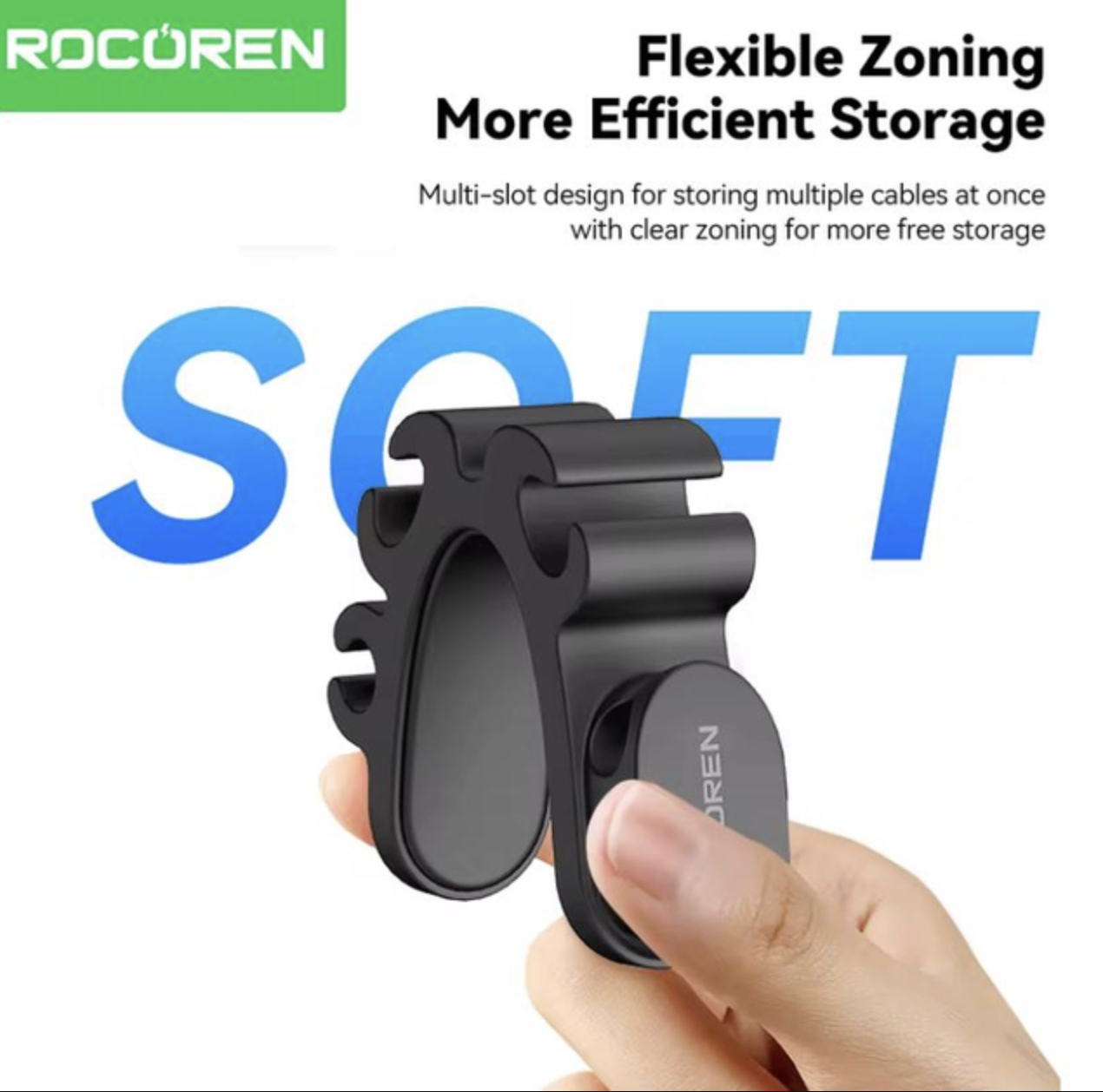 Органайзер кабелю фіксатор силіконовий тримач для дротів usb 1 шт Чорний, фото №5 Органайзер кабелю фіксатор силіконовий тримач для дротів usb 1 шт Чорний, фото №5