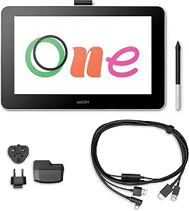 Купити Графічний планшет 13.3'' Wacom One DTC133W0B / Full HD / 1920х1080 / Чорний/Сірий - Фото 1 Графічний планшет 13.3'' Wacom One DTC133W0B / Full HD / 1920х1080 / Чорний/Сірий - Фото 1