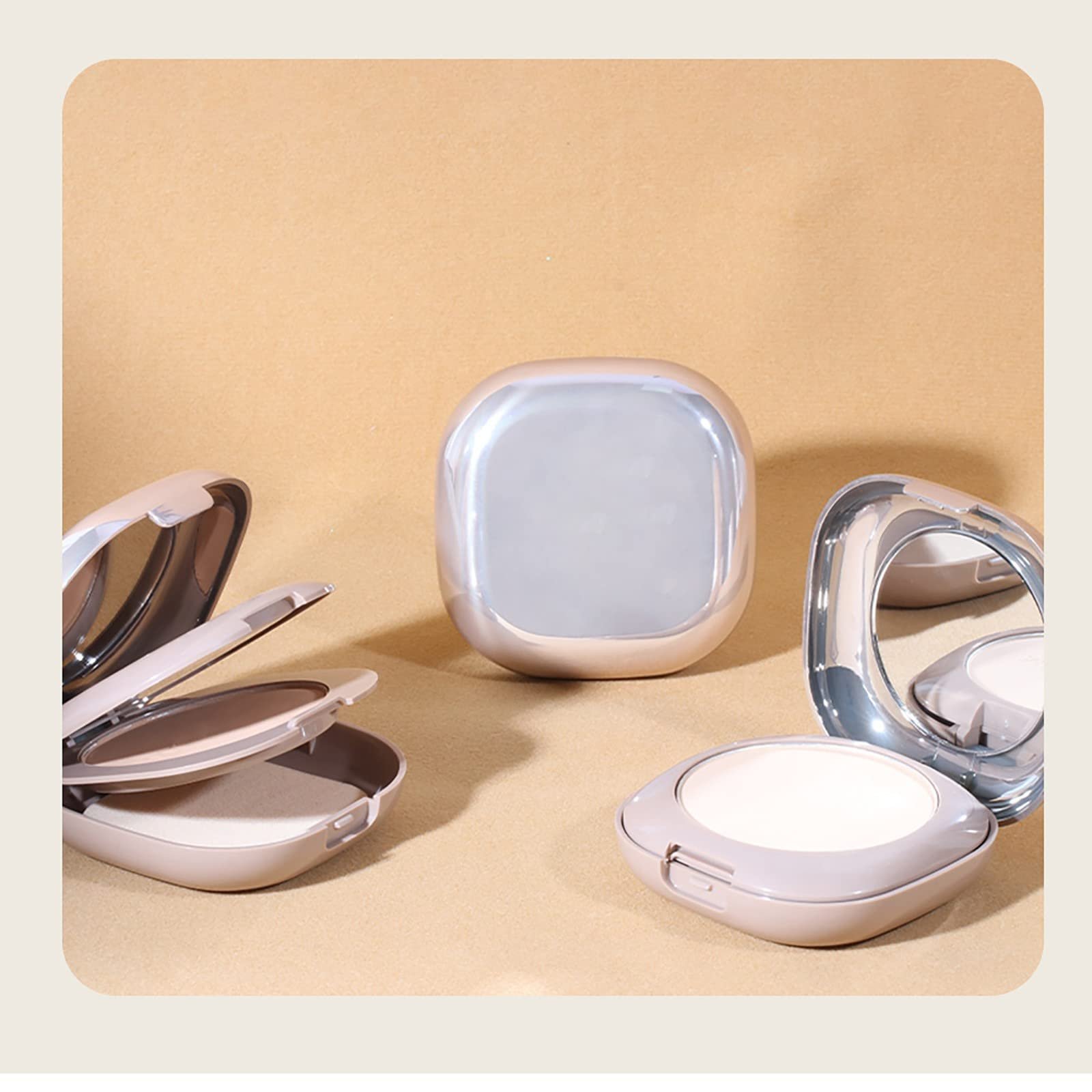Пудра Beauty Double Layer Face Powder Wet Dual Use Durable Concealer Два Оттенка , фото №2