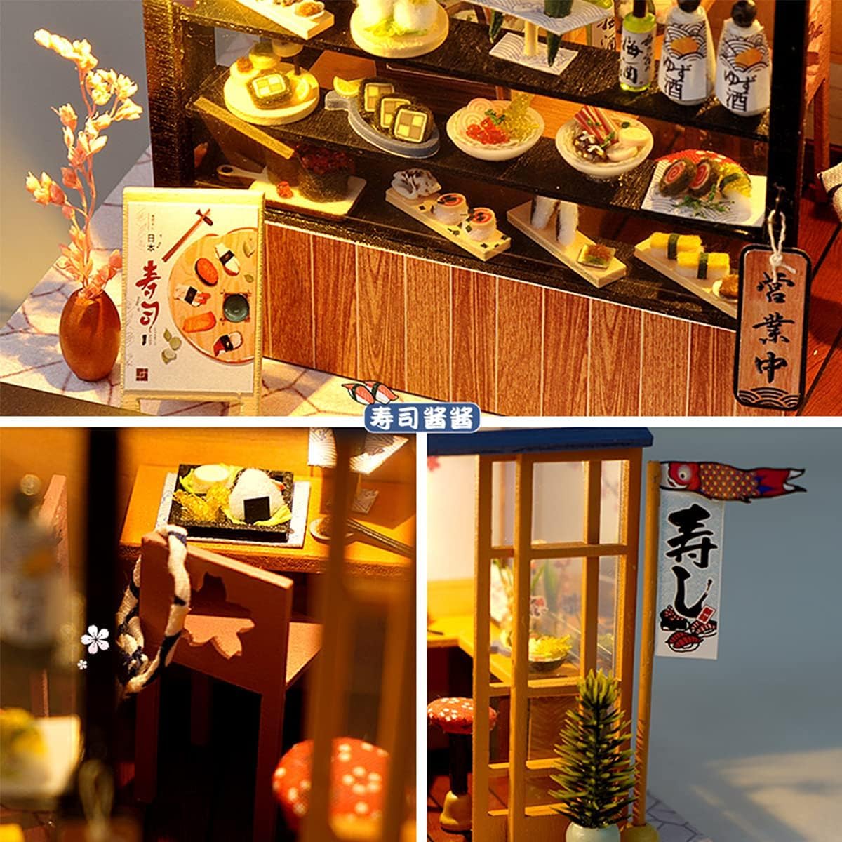 Конструктор DIY Miniature Dollhouse Kit 3D Wooden Dollhouse with Furniture Масштаб 1:24 Idea Happy Time (TD35), фото №2