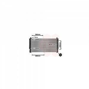 Радиатор охлаждения двигателя VAN WEZEL IR PLUS 58002149 для VW - Фото 1