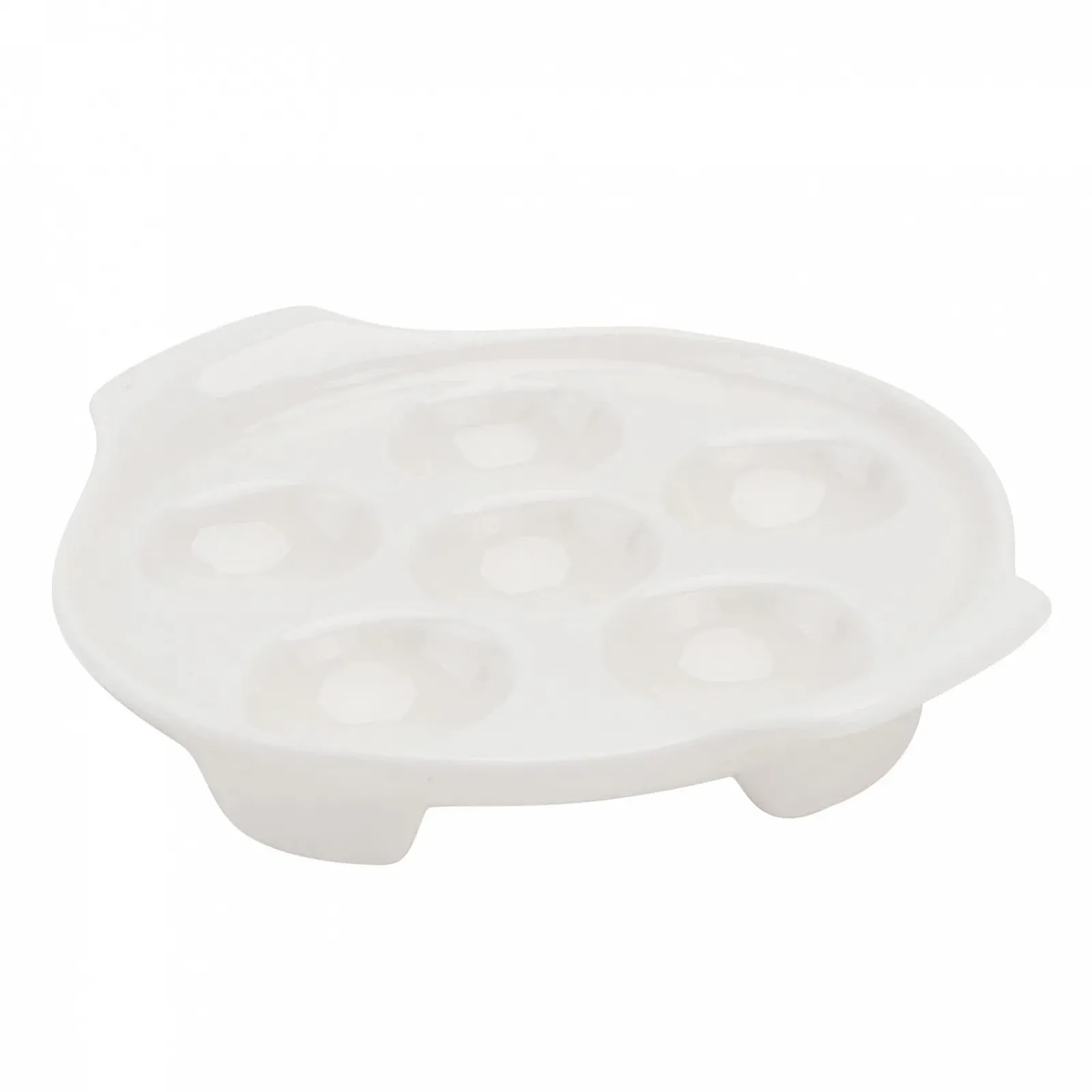 Форма для запекания улиток керамическая с отверстиями белая для духовки, фото №1 Форма для запекания улиток керамическая с отверстиями белая для духовки, фото №1