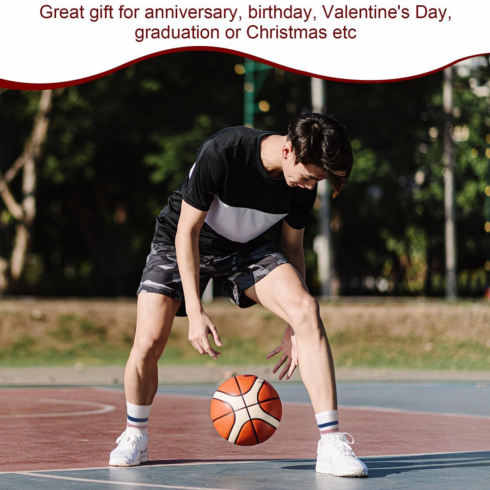 Спортивные носки 8 пар Женские теннисные носки 39-42 Хлопковые носки Дышащие носки для бега в полоску, фото №5