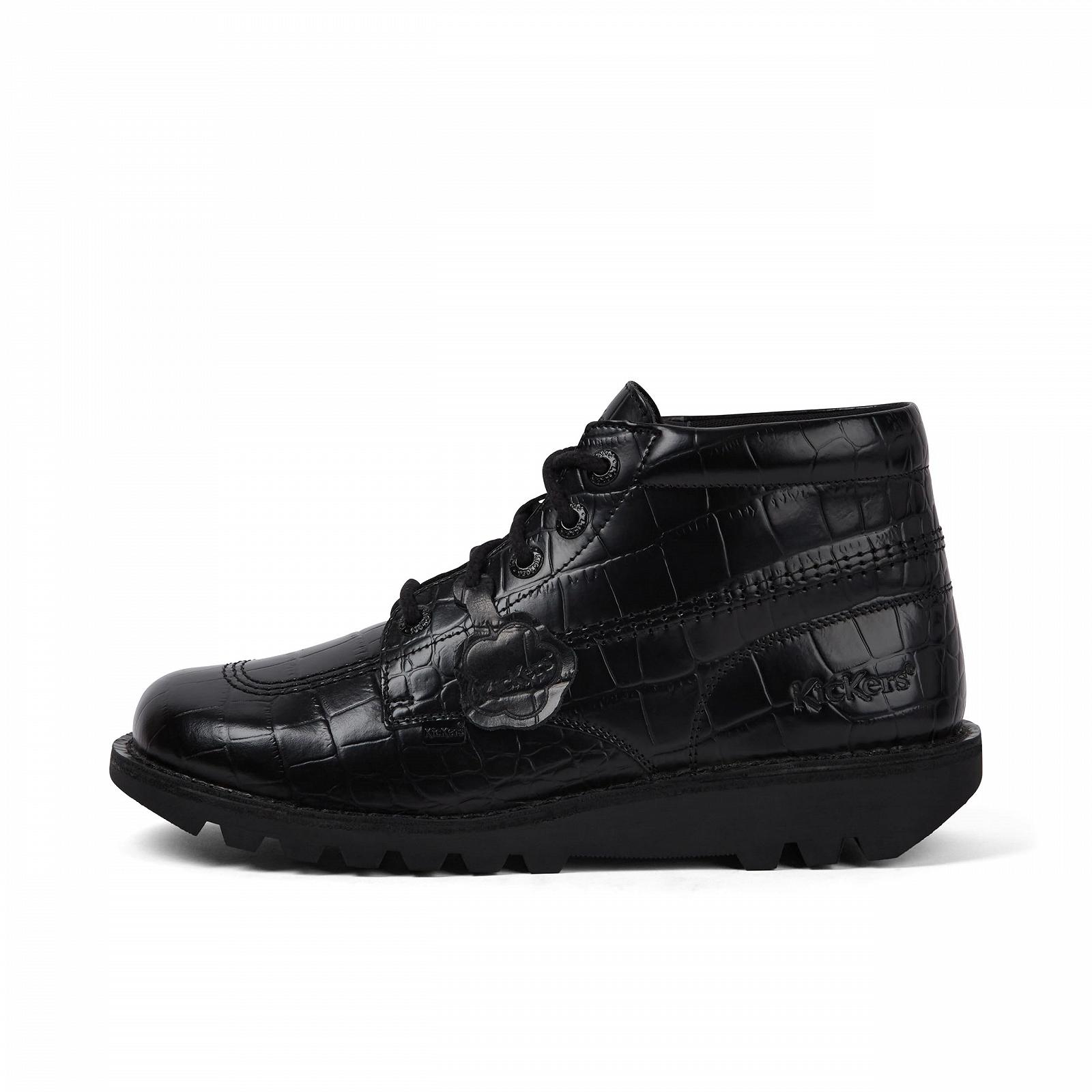 Ботинки Kickers Unisex Kick Hi Croc Кожаные Ботинки до Щиколотки, фото №2