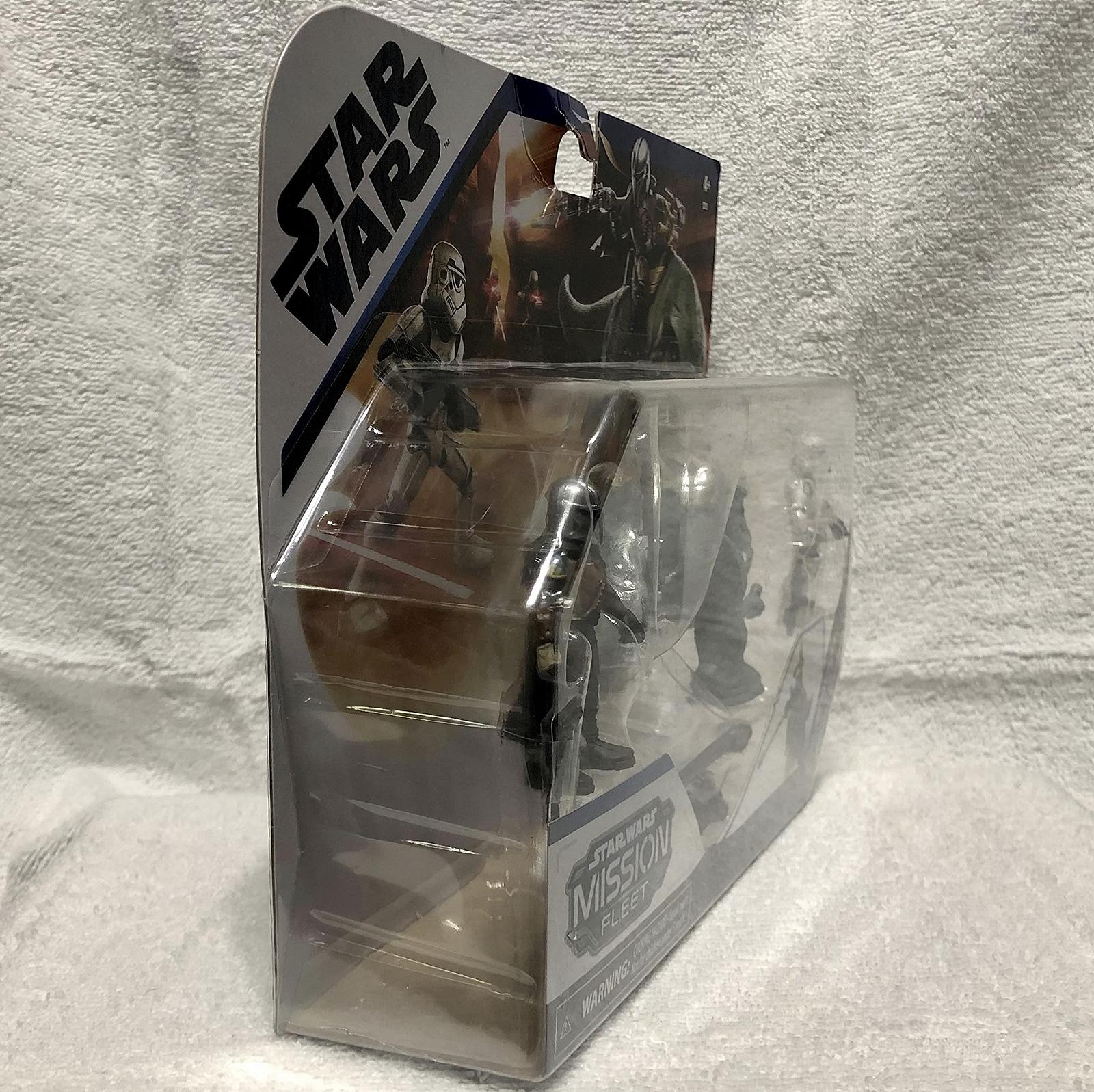 Фигурки Star Wars Hasbro Mission Fleet Экспедиционный Класс Мандалорец, Блург, Остаточный Штурмовик Битва в Пустоши, фото №5