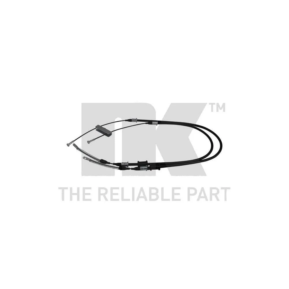 Трос стоянкового гальма NK 903676 задній лівий правий для OPEL VAUXHALL, фото №1