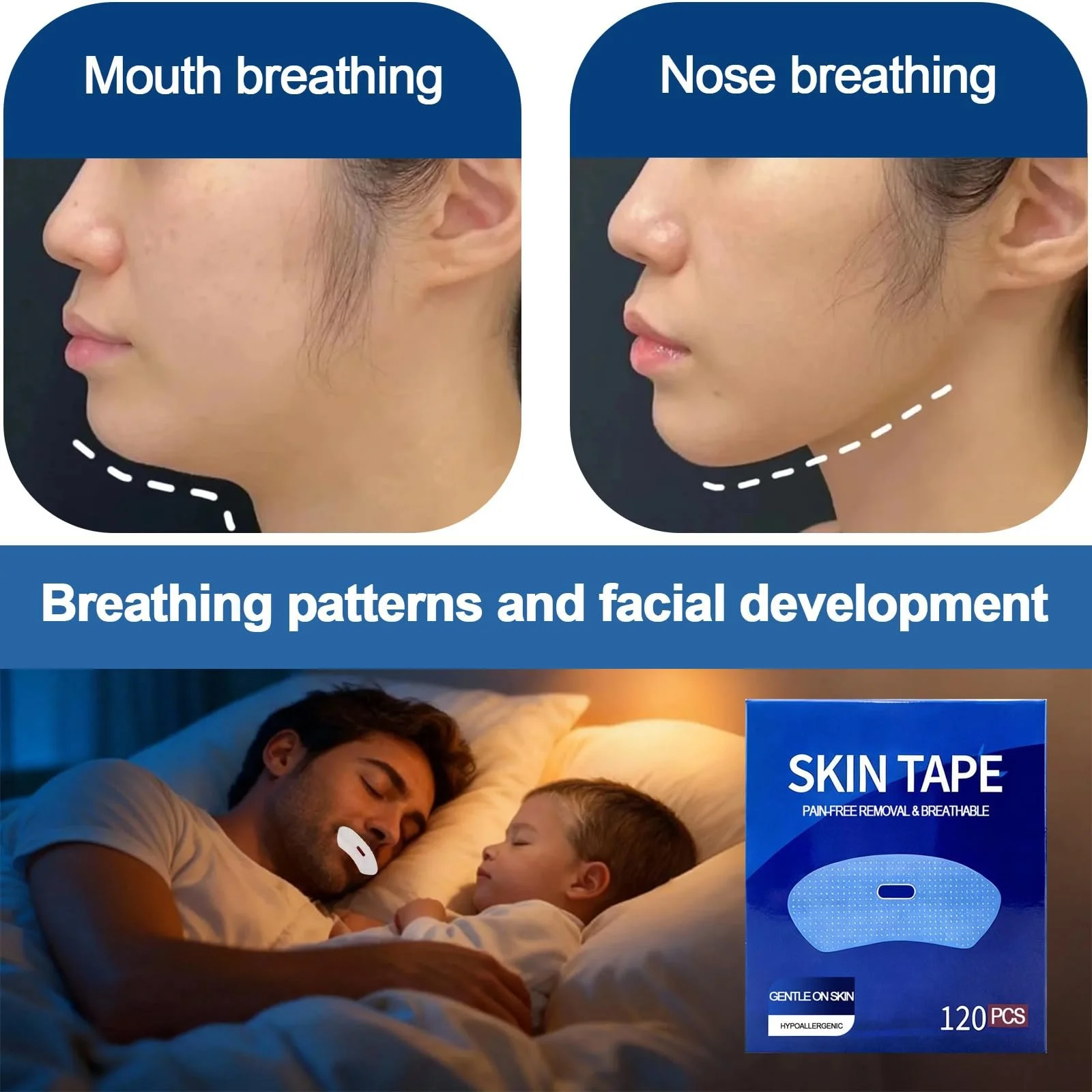 Лента для рта для сна 120 шт., фото №2 Лента для рта для сна 120 шт., фото №2