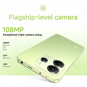 Смартфон Xiaomi Redmi Note 14 NFC 6GB + 128GB 6.67" AMOLED 120Hz 108Мп 5500мАч Blue без зарядного устройства synthetic.ua - Фото 1