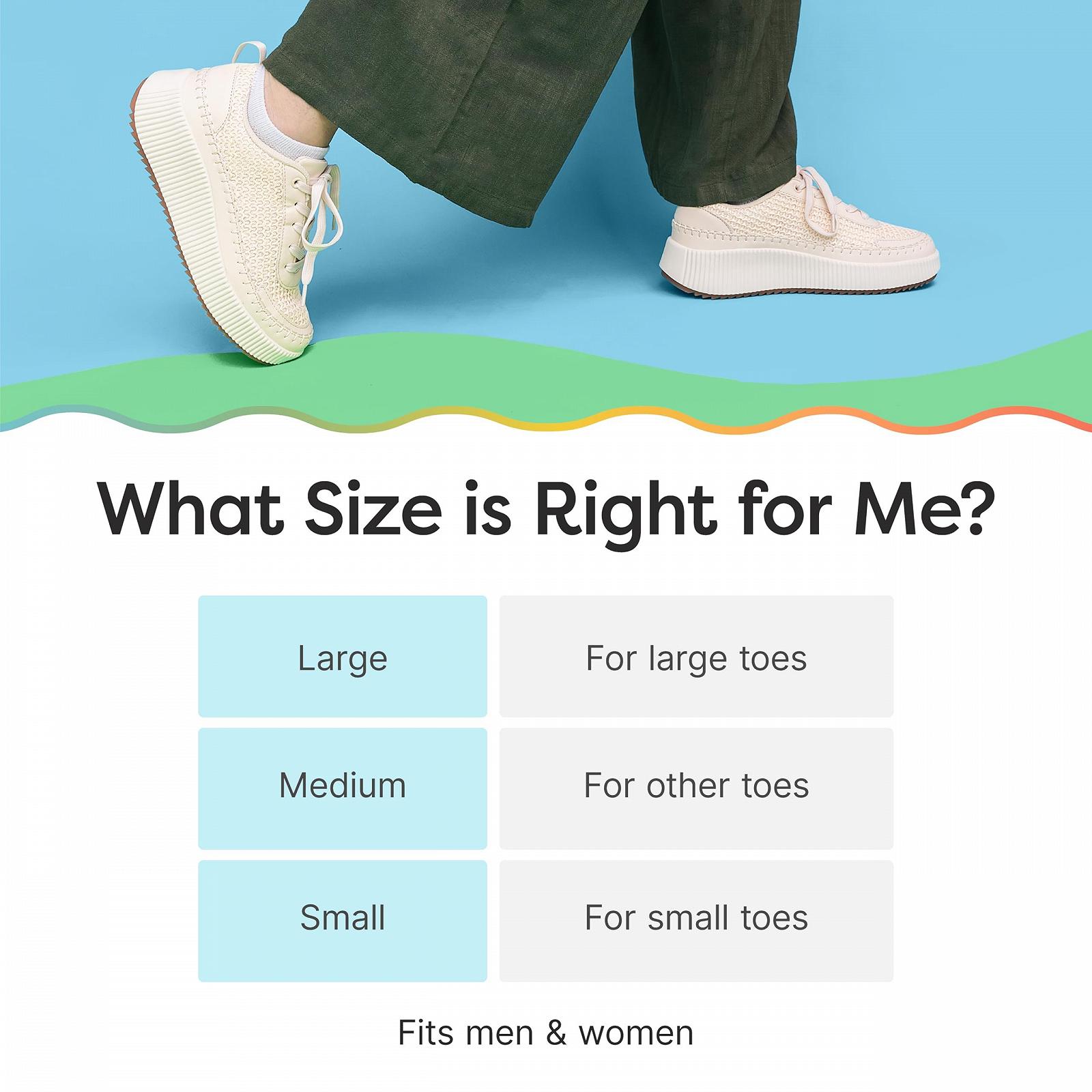 Напальчники ZenToes 5 шт. Закриті тканинні рукави з гелевою підкладкою, фото №6