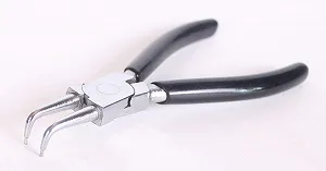 Монтажные плоскогубцы изогнутые плоскогубцы для стопорных колец внутренние предохранители плоскогубцы для стопорных колец - Фото 1