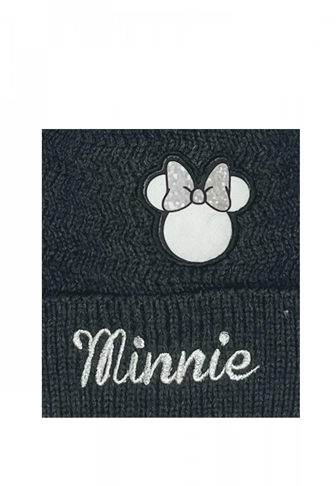 Детская шапка Минни Маус, серая, фото №3 Детская шапка Минни Маус, серая, фото №3