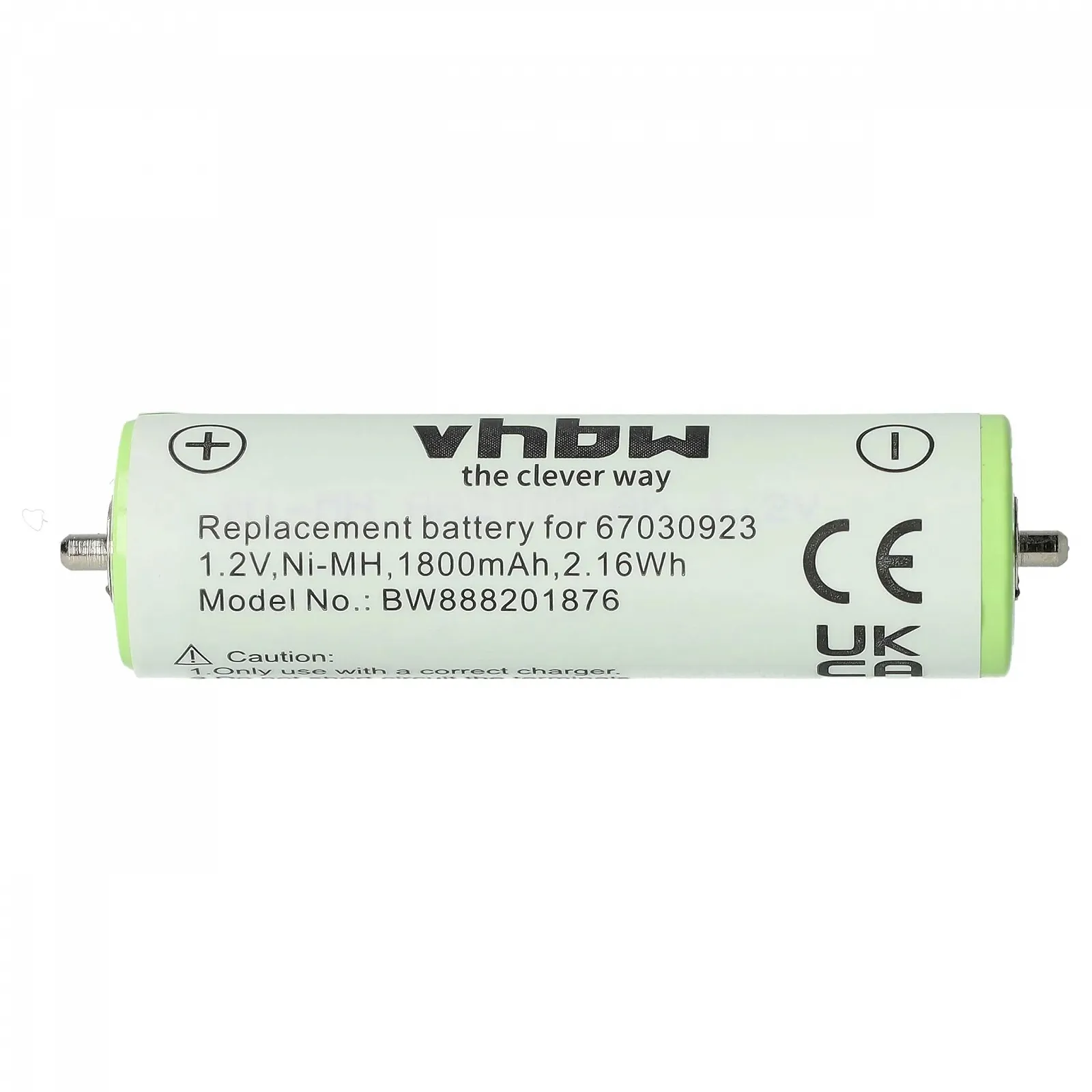 Акумулятор vhbw Braun 150 195s 3000 3000BT 300BT 3010BT 3010s 3020 1800mAh 1.2V NiMH, фото №1