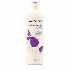 Гель для душу Aveeno Active Naturals Positively Nourishing Hydrating Інжир та масло ши 472 мл - Фото 1