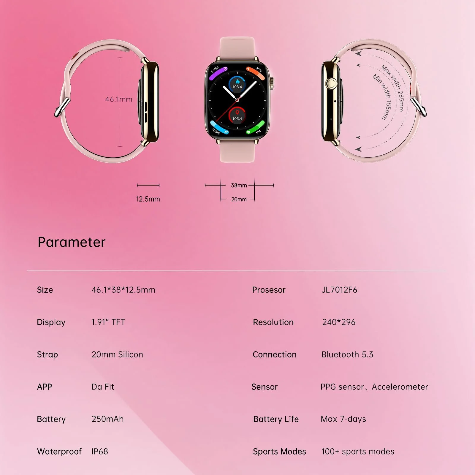 Смарт-годинник для чоловіків і жінок з можливістю відповідати на дзвінки/здійснювати дзвінки, фото №7 Смарт-годинник для чоловіків і жінок з можливістю відповідати на дзвінки/здійснювати дзвінки, фото №7