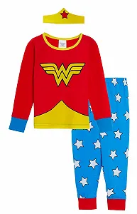 Купить Пижама DC Comics Wonder Woman для девочек, полная длина - Фото 1 Пижама DC Comics Wonder Woman для девочек, полная длина - Фото 1