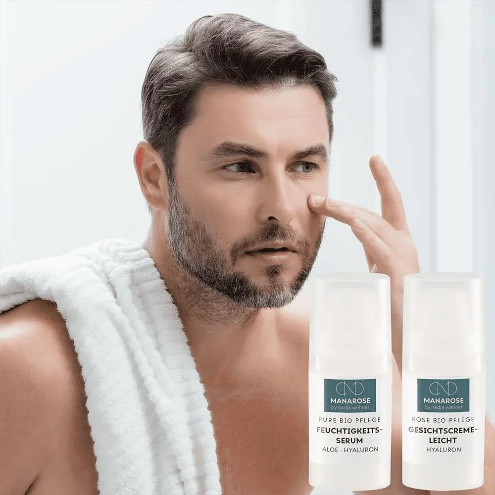 Набір для догляду за обличчям MANAROSE для чоловіків і жінок Сертифікована органічна косметика, фото №4