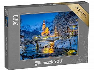 Пазл puzzleYOU Winter Landscape Berchtesgaden 2000 элементов - Фото 1
