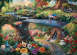 Купить Пазл Schmidt Spiele Disney Alice in Wonderland by Thomas Kinkade 59636 1000 деталей цветной - Фото 1 Пазл Schmidt Spiele Disney Alice in Wonderland by Thomas Kinkade 59636 1000 деталей цветной - Фото 1