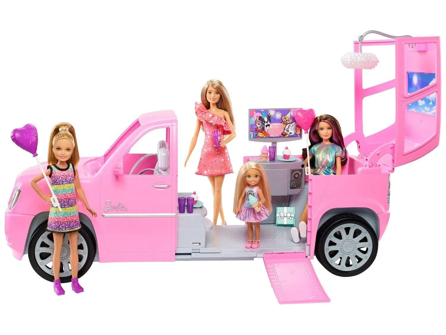 Іграшка Barbie Limo and 4 Dolls, фото №8