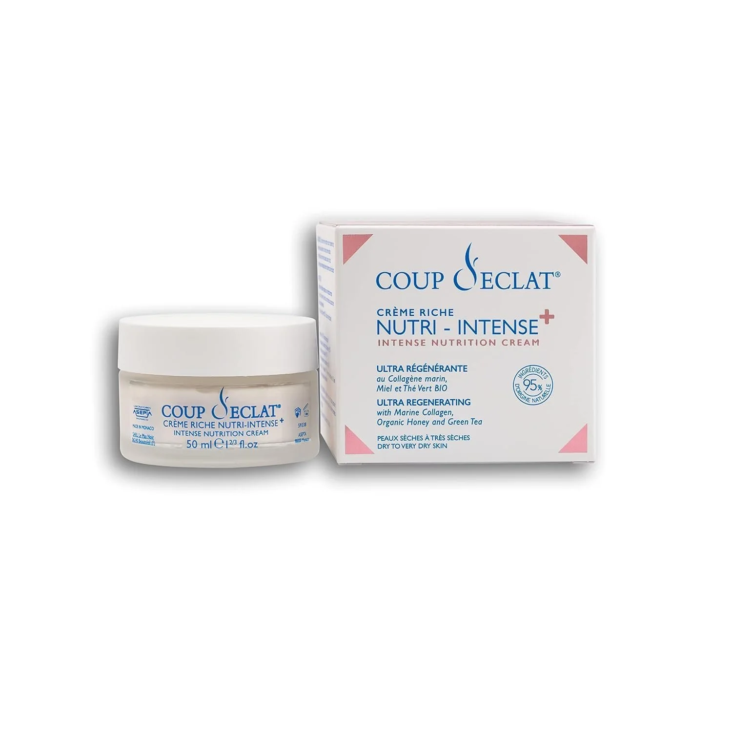 Поживний крем Coup d'Éclat Crème Riche Nutri-Intense+ 50 мл, фото №1
