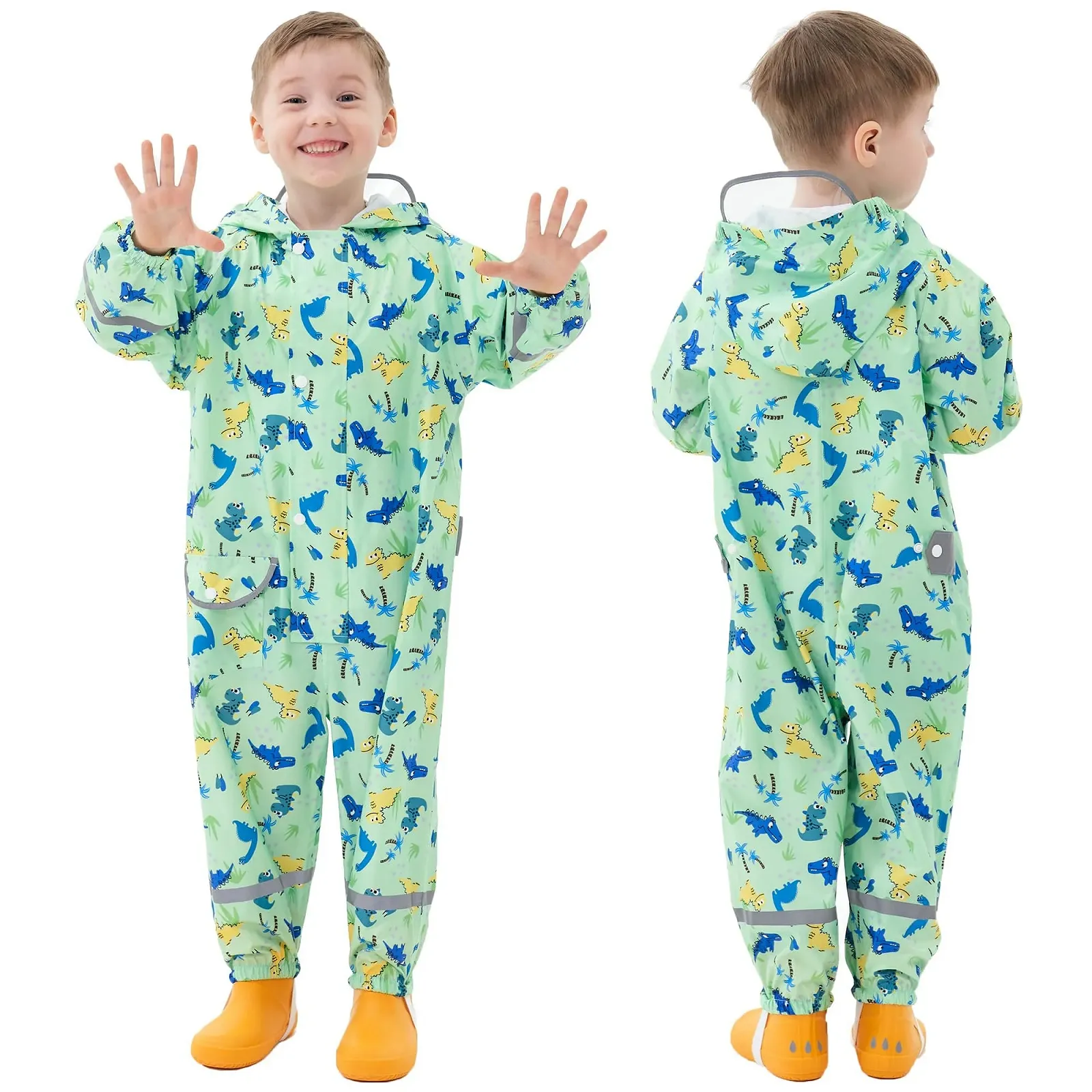 Дитячий дощовий комбінезон Fewlby для хлопчиків і дівчаток, фото №1