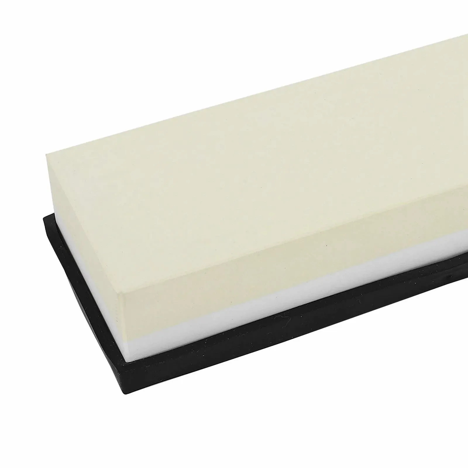 Точильный камень двухсторонний 2000 Grit и 4000 Grit из белого корунда 18 x 6 x 3 см белый, фото №6