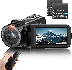 Купити Цифрова відеокамера Vahoiald 301STRM / 36Мп / Full HD / 30fps / 16Х зум / Чорна - Фото 1 Цифрова відеокамера Vahoiald 301STRM / 36Мп / Full HD / 30fps / 16Х зум / Чорна - Фото 1