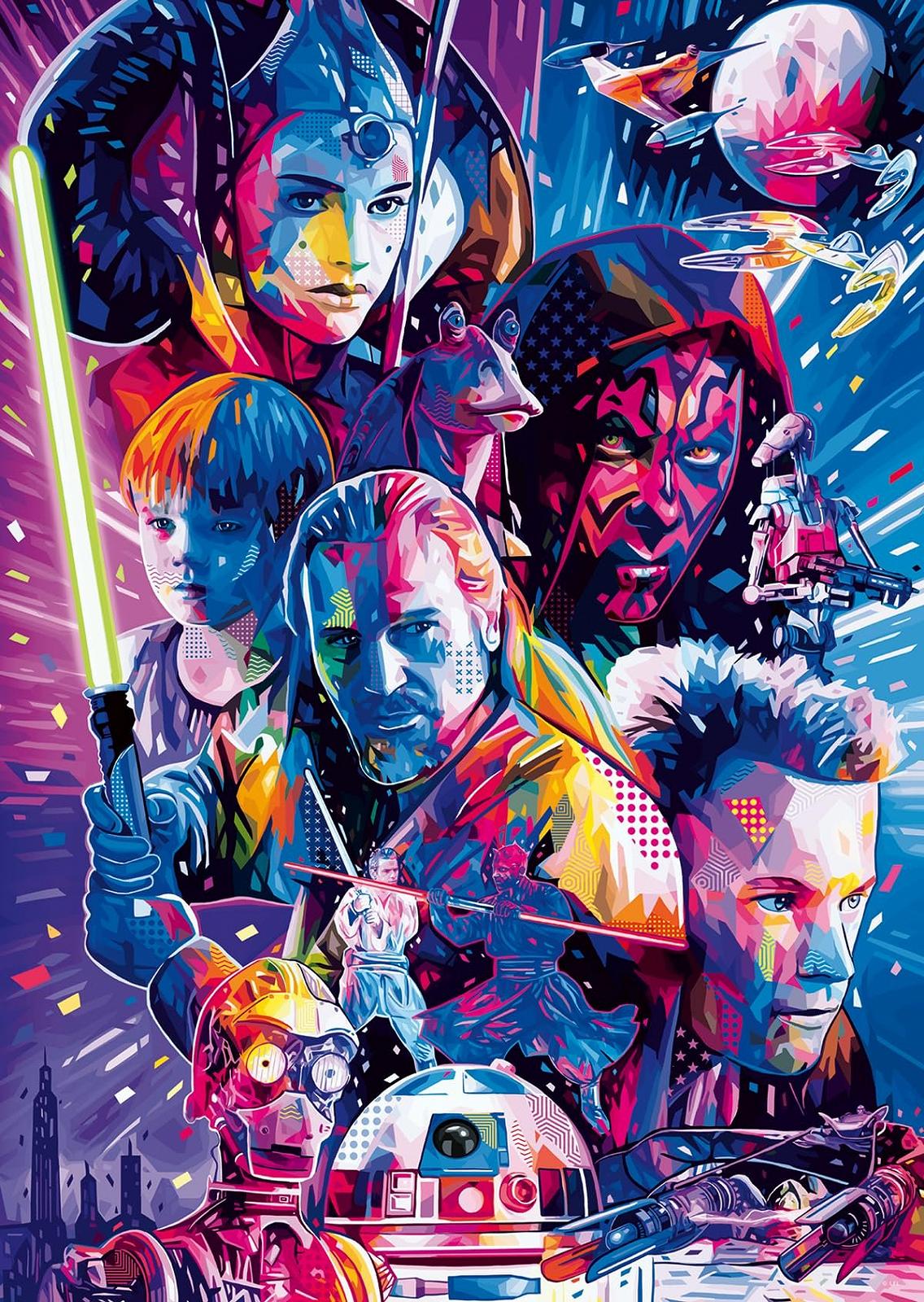 Пазл Ravensburger Star Wars The Phantom Menace 500pLF 500 елементів 12+, фото №1